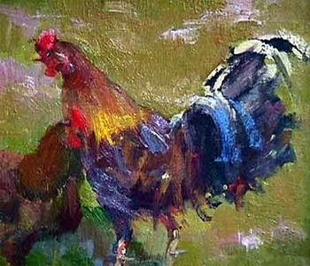 unknow artist cock 182 oil painting image